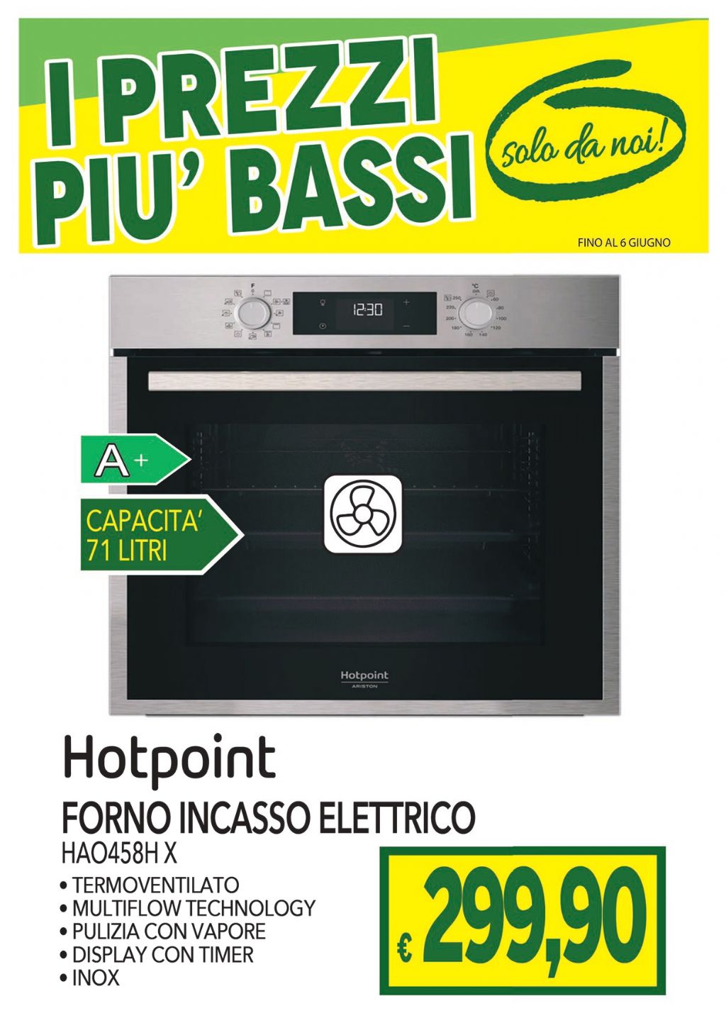 FORNO HOTPOINT ARISTON HAO458HX